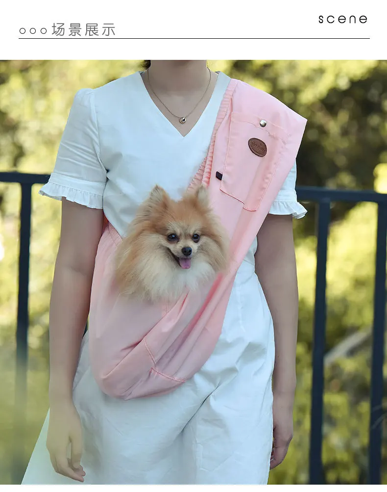4lf Japanese Pet Kangaroo Styled Bag Decompression Convenient for Cat and Dog to Go out Portable and Lightweight Cat