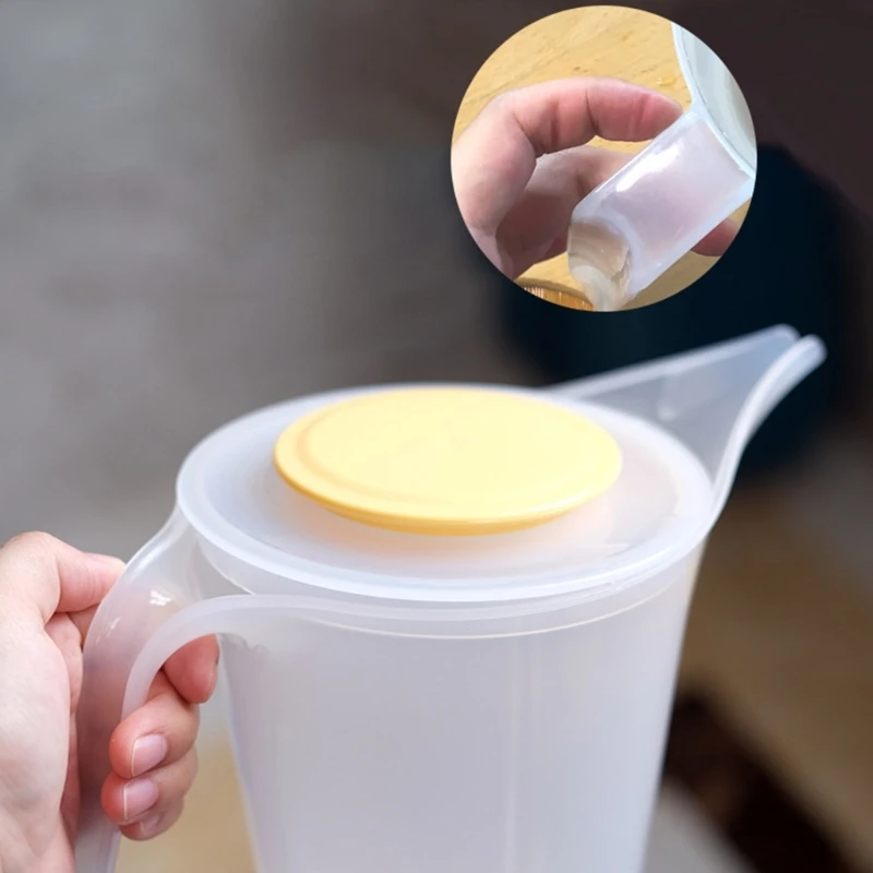 1500ml Plastic Pour Measuring Cup Water Pitcher Jugs Splashs Cover and Filter Measuring Pitcher Kitchen Accessories