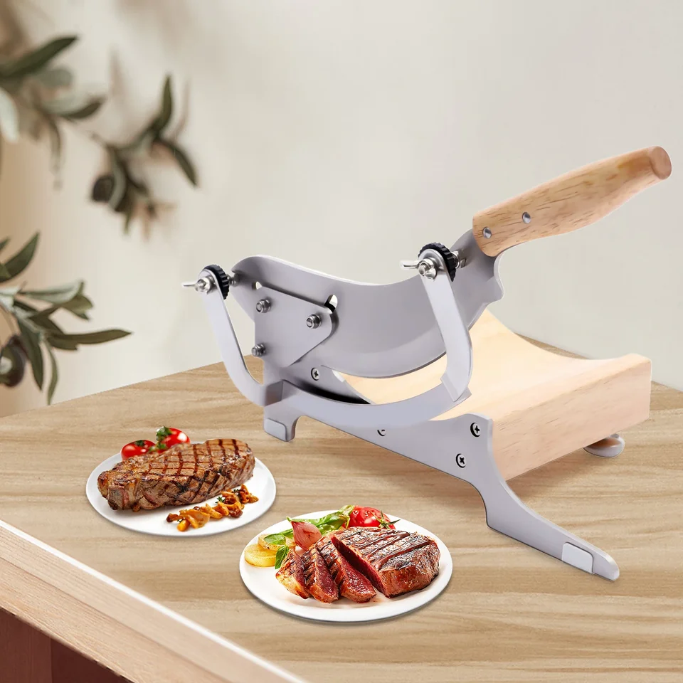 Ergonomic Biltong Slicer with Adjustable Thickness