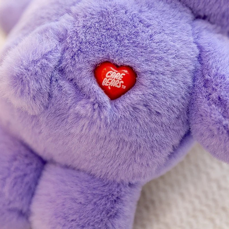 Care Bears Plush Keychain Carebears Rainbow Bear Squeak Voice Stuffed Toys Doll Backpack SchoolBag Decor Keyring Girl Gifts