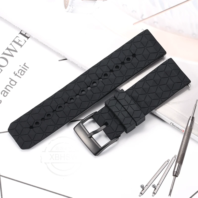 thumbnail image 1 of Correa de reloj de silicona suave adecuada para SUUNTO 7/9 Baro Spartan, pulsera deportiva de goma resistente al agua para hombre, 1 of 5