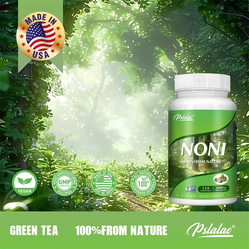 Noni Fruit Capsules-Supports Intestinal Health, Digestion, Skin Health, Immunity, Antioxidant