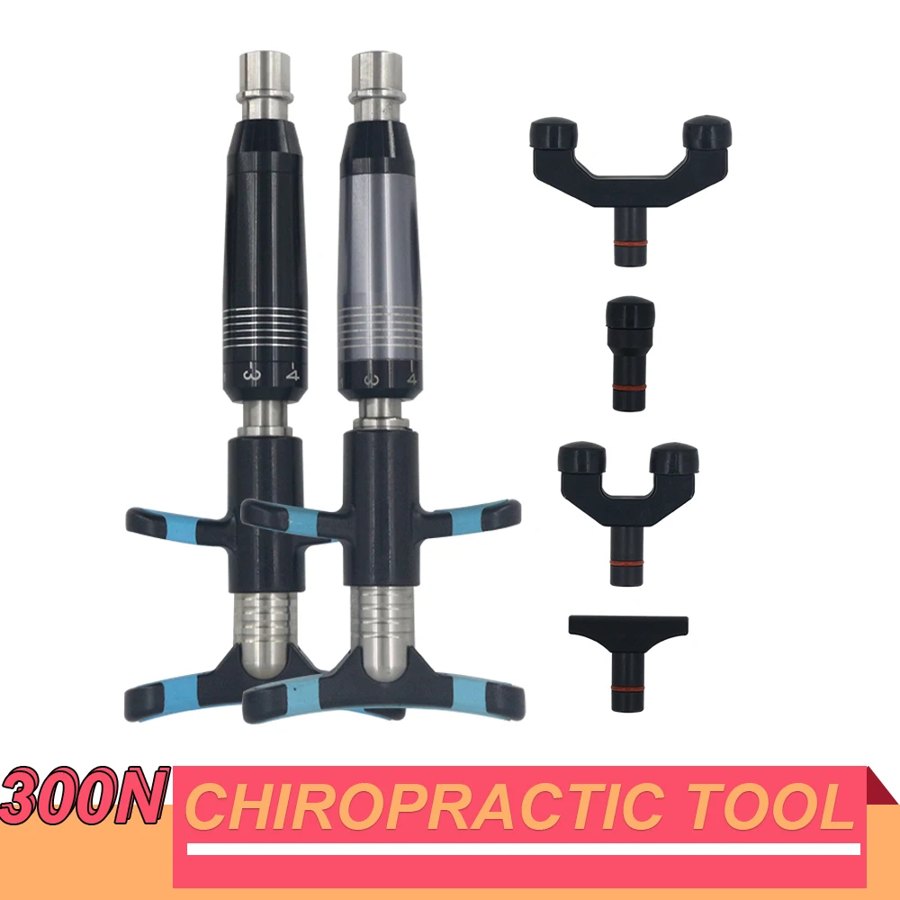 

300N Chiropractic Adjustment 6 Level 4 Head Gun Manual Adjusting Tool Spine Correction Body Relax Massage Physical Massage