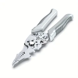 Versatile Wire Stripper and Crimping Tool for Cable Repair and Installation (7 inches)