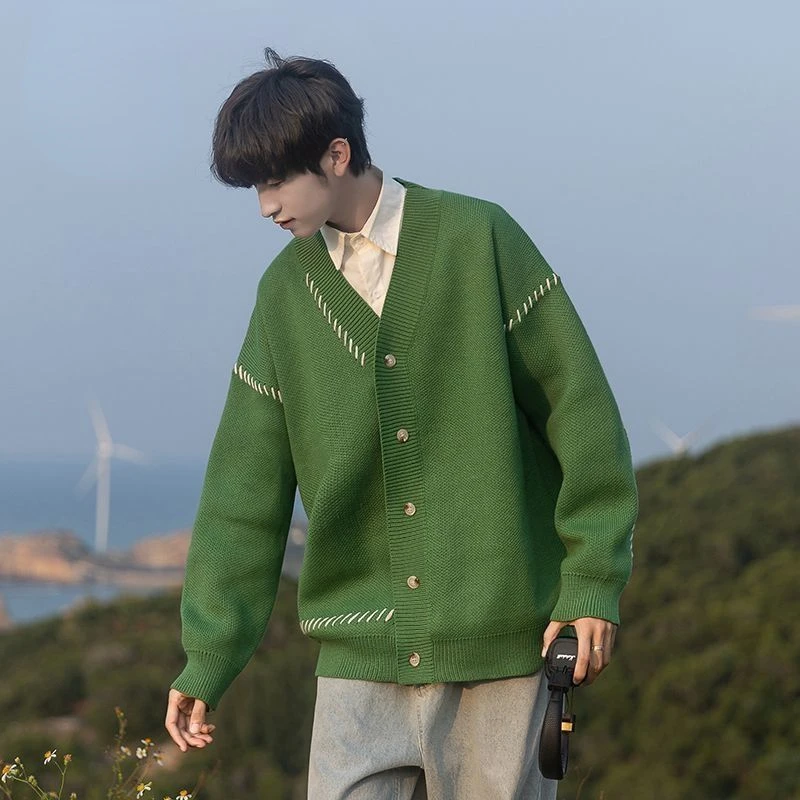 

Top Grade 2023 New Brand Designer Fashion Knitting Cardigan for Men Sweater Casual Korean Coats Jacket Mens Clothing Z211