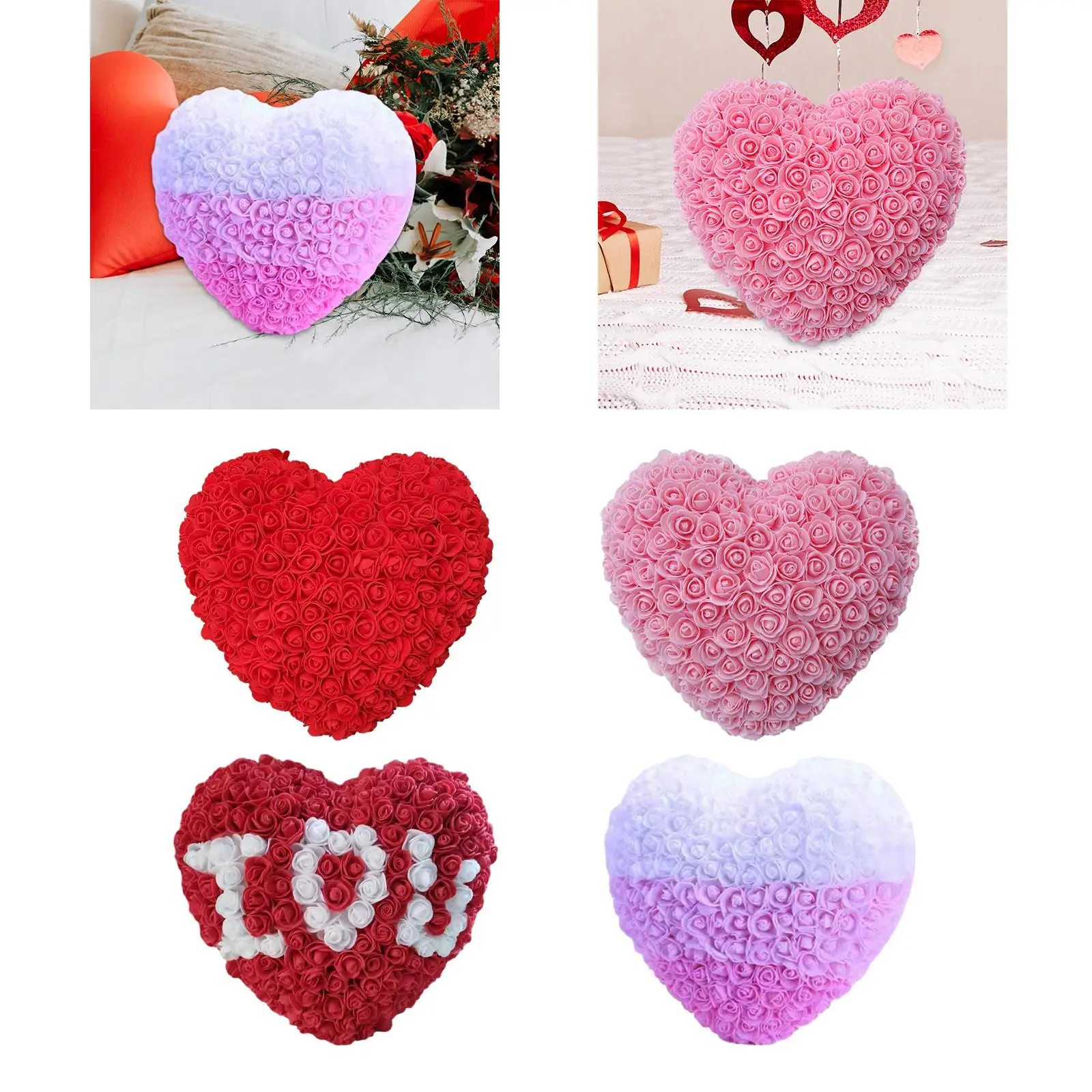 Valentine's Day Rose Heart Rose Flower Valentines Gifts Preserved Roses for Wife Daughter Girlfriend Friend Her Anniversary