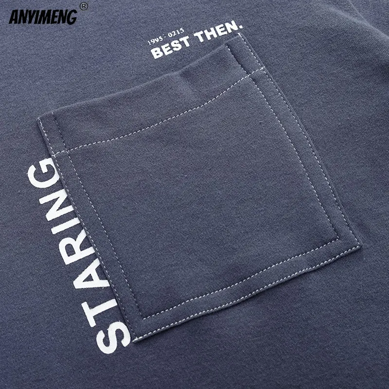 Mens Navy Pajamas Set L-4XL Autumn Winter Soft Cotton Causal Sleepwear for Boy Fashion Minimalist Style Man's Pijamas Loungewear