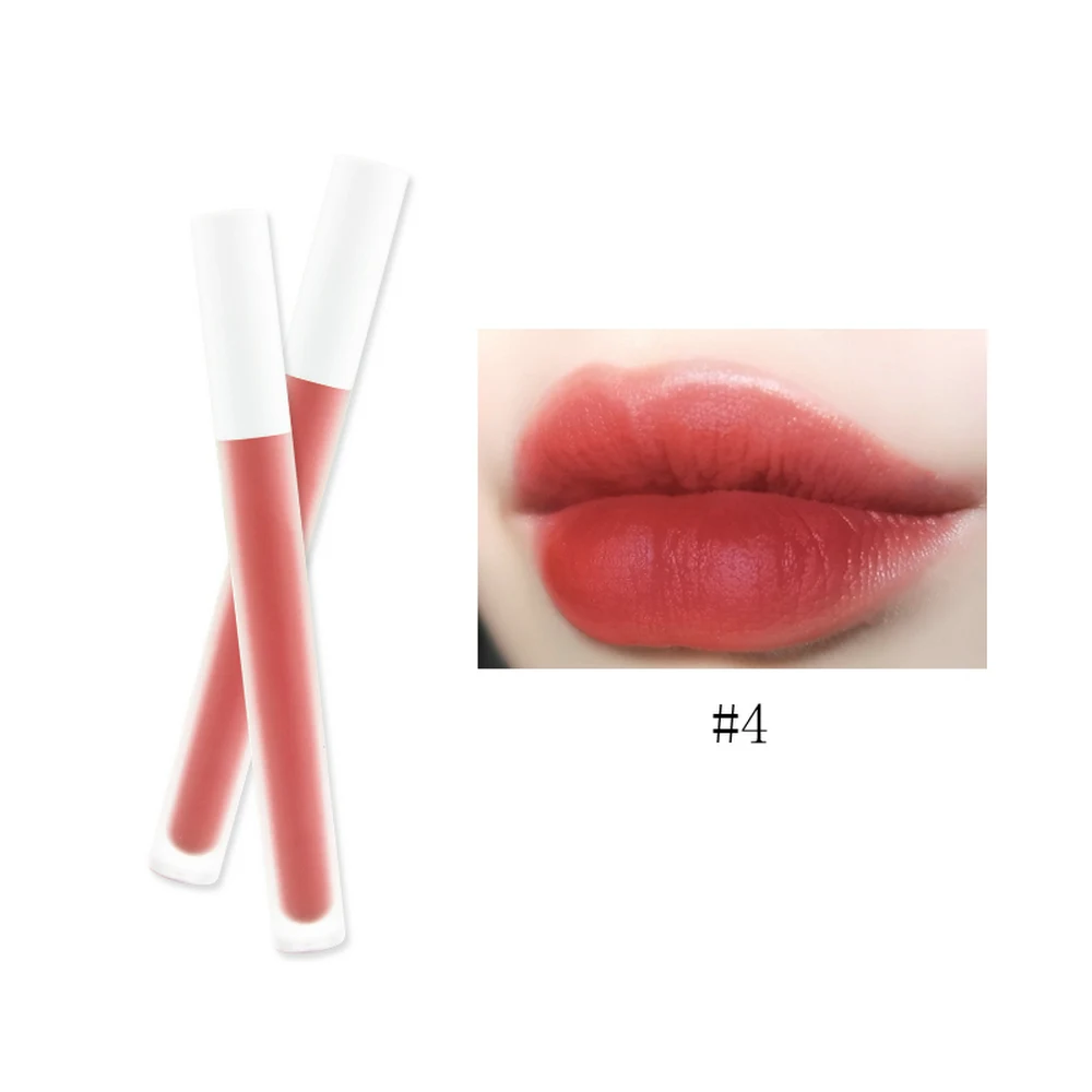 

Private Label 7 Colors Matte Velvet Lip Gloss Nourish Long Lasting Moisture Non-sticky Lip Beauty Makeup Cosmetics Custom Bulk