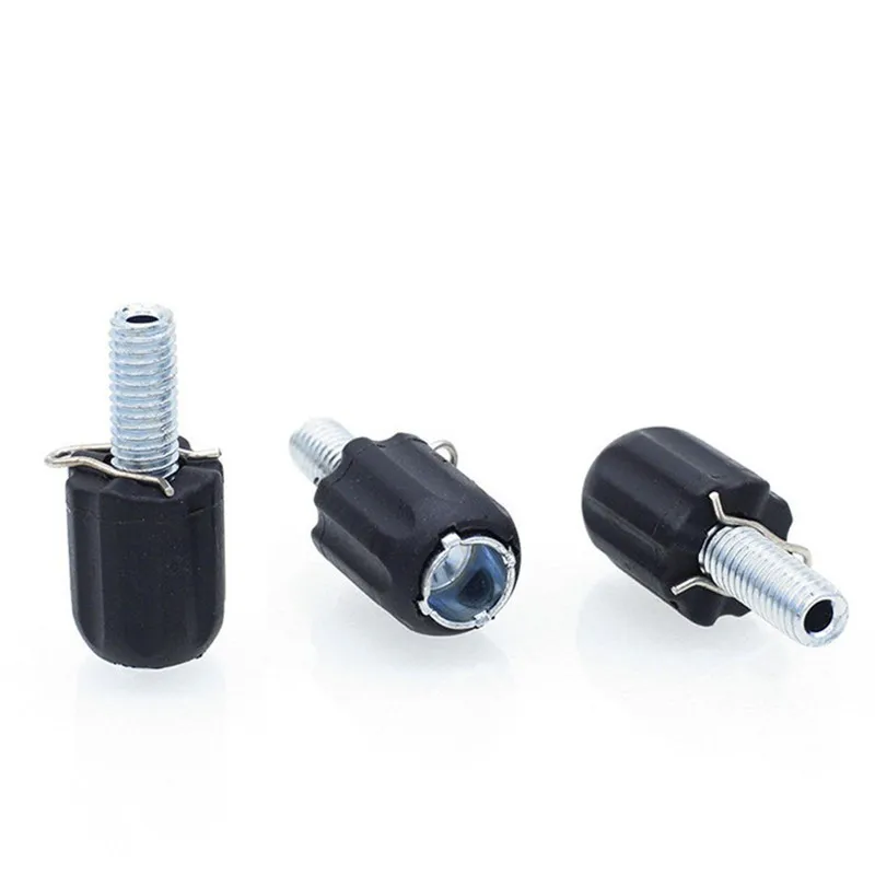 

4pcs Bike Shifter Brake Cable Adjuster Screw M5 Fine Tuning Screw Rear Derailleur Positioning Bolt Mountain Road Bicycle