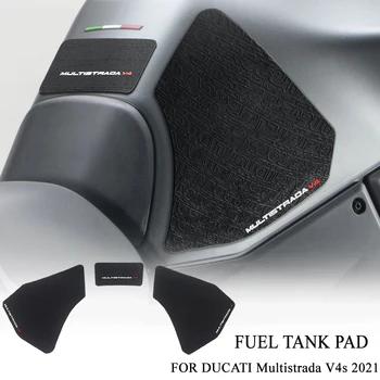 Tampone del serbatoio del carburante Multistrada V4 S Adesivo laterale del serbatoio del carburante Cuscinetti 3M Impugnatura antiscivolo PER DUCATI Multistrada V4 S 2021