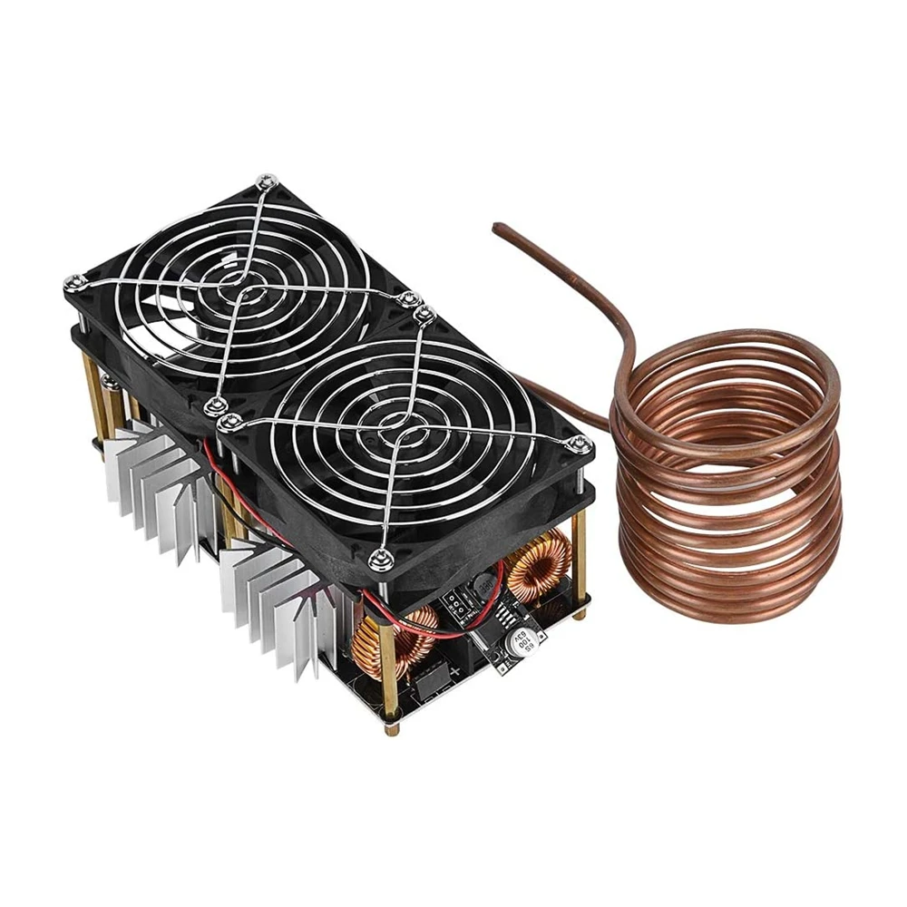 1Pcs 40A 12V-48V 1800W ZVS High Frequency Induction Heating Machine Module Flyback Driver Heater DIY |