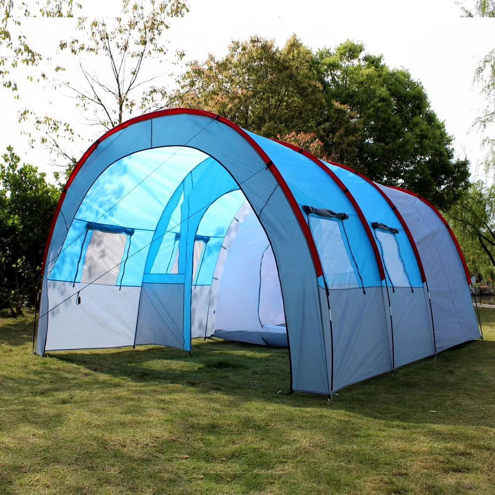 Carpas para acampar al aire libre para personas, casa de de fiesta familiar, dos dormitorios, impermeable, Anti UV, para senderismo, playa, pesca, refugio|Tiendas| -