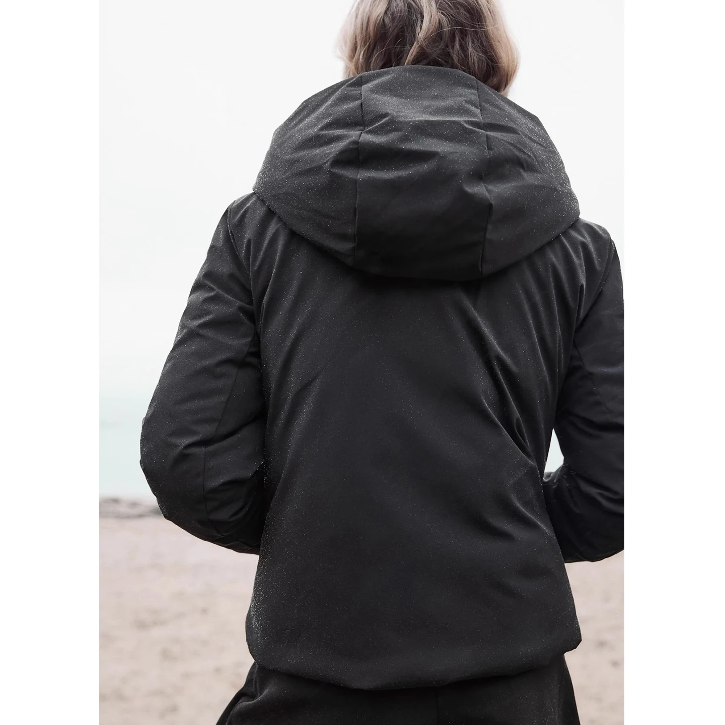 Winter New Casual Sle Women's Long Sve Stand Collar Thi Warm Cotton Jaet ort Coat Outerwear Comfortable Commute