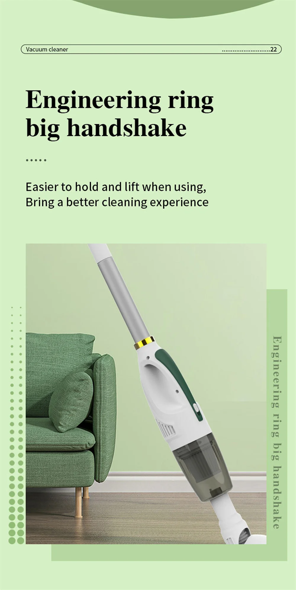 Description Picture 2 of itemHousehold Home Car Wireless Handheld Electric Dust Cleaning Vaccum Hand Held Sweeper Vacuum Cleaner Home Rechargeable