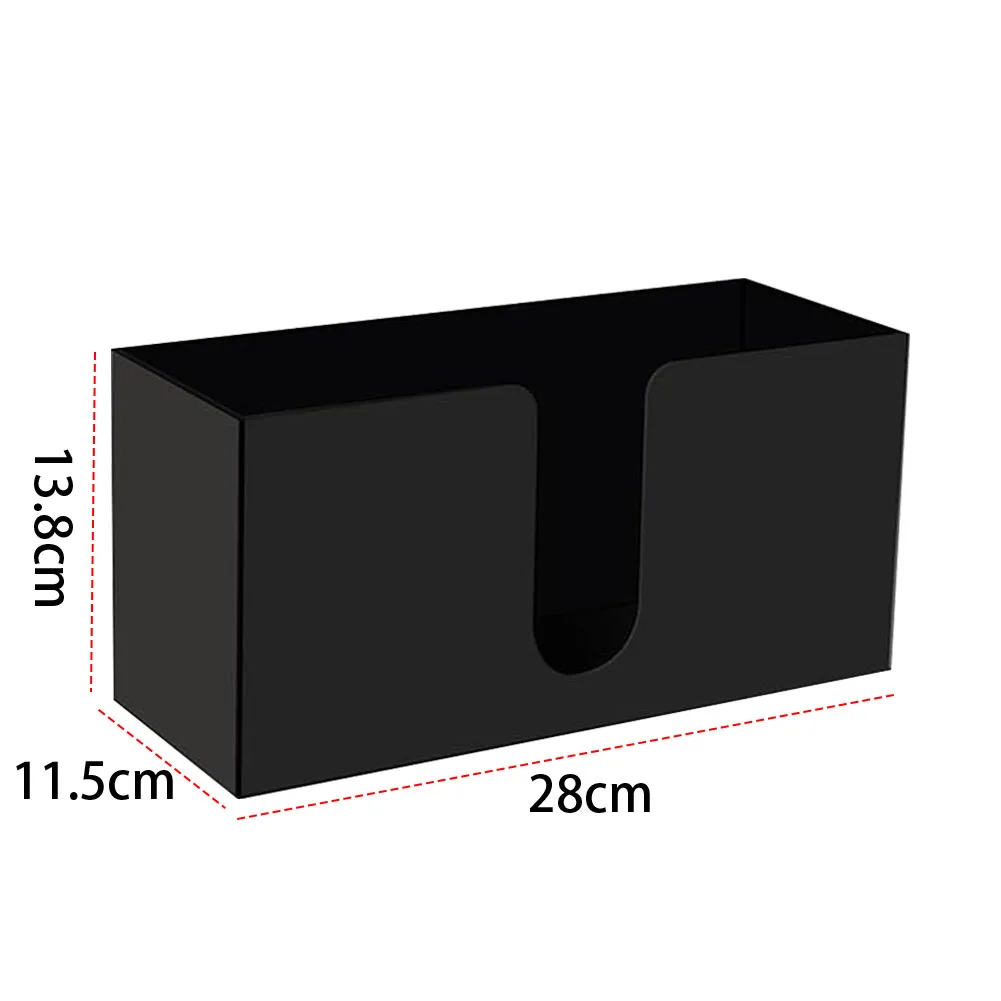 Clear Acrylic Countertop Paper Towel Dispenser Stylish Folded Napkin Holder Compact and Space Saving Design 6