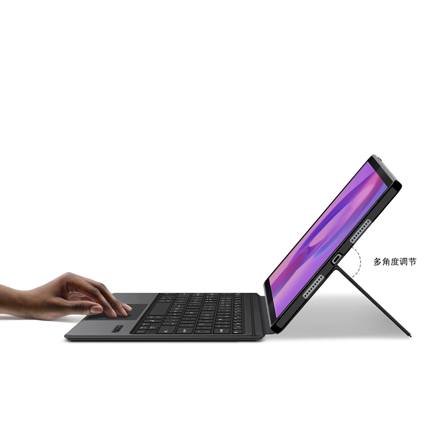 HUWEI Keyboard Case For Lenovo Idea Tab Pro 12.7 inch Tablet Funda for Xiaoxin Pad Pro TB373FU TB375FC Keyboard Cover tablet keyboard tablet keyboard case
