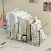 Transparent Book Stand Simple Free Combination U-shaped Book Organizer Acrylic Book Folder Desk Storage Rack Home Office