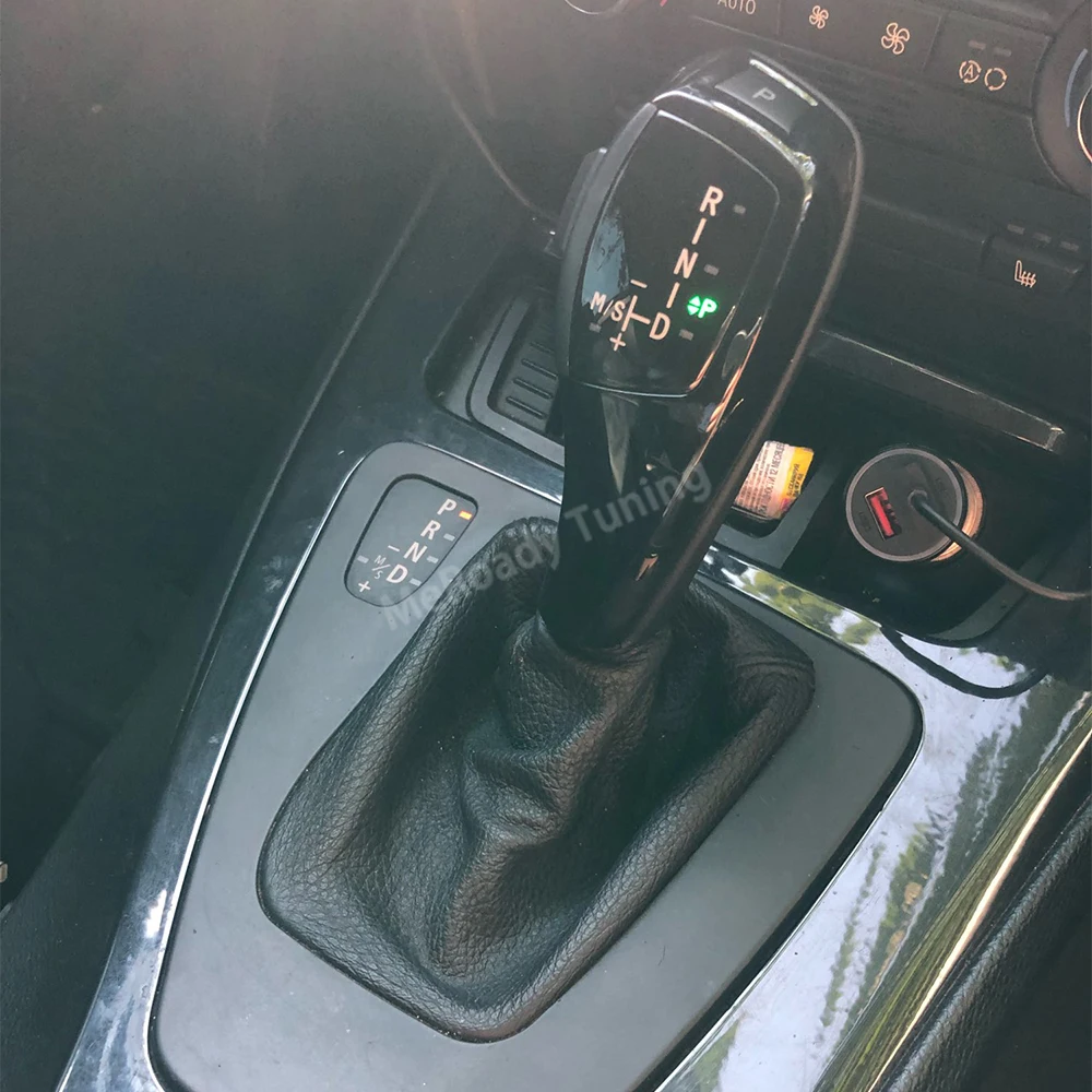 

Automatic LED Gear Shift Knob Handle Lever for BMW 1 3 7 X1 X3 X5 Z4 E81 E82 E87 E88 E46 E90 91 E92 E93 E64 E38 E84 E53 E85 E89