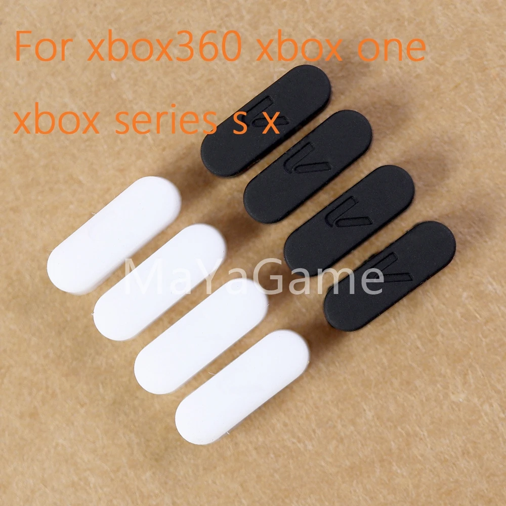 20Set Di Ricambio Nero Per Xbox One S Piedini In Gomma Nero Bianco Per Xbox 360 Xbox Serie S/X Custodia In Gomma