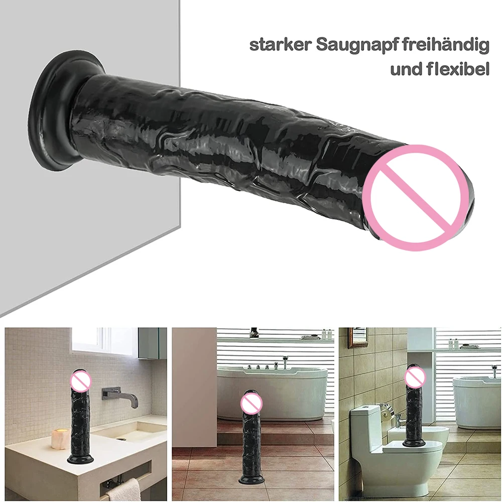 Sex Toys 16-25cm Realistic Dildo With Strong Suction Cup For Hand-Free Play Adult Sexy Toy for Men Women Female Couples