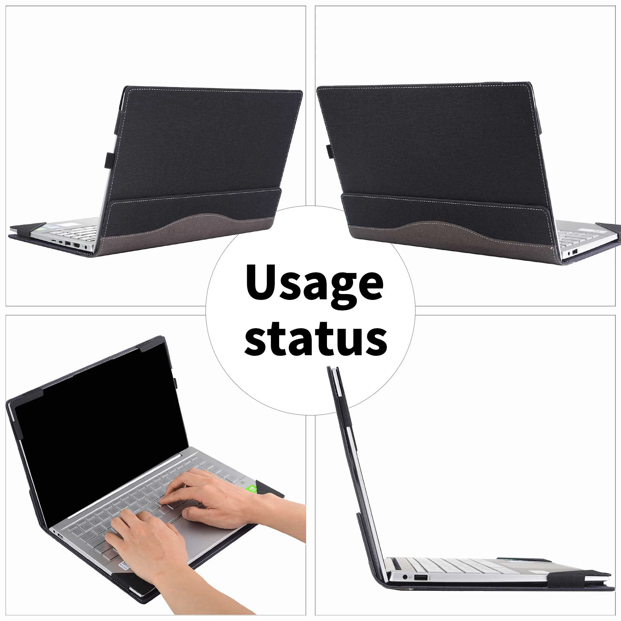 Portátil da Luva do Forro do Couro do Plutônio Tampa para Lenovo V14 g4 Abp Amn g3 Iap Aba g2 Alc Itl K14 Gen 14 Novo 2023 Case do - Imagem 3