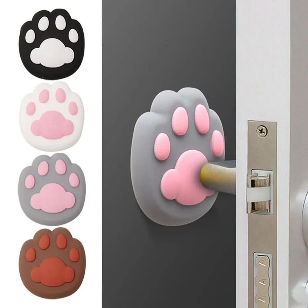 

Silicone Door Stopper New Wall Protectors Crash Pad Protection stickers Handle Bumpers Self Adhesive Anti Collision pads Wall