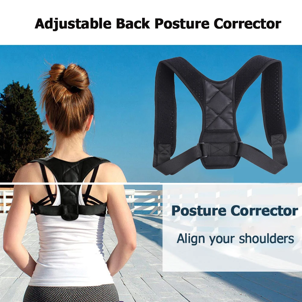 Adjustable Back Posture Corrector and Shoulder Support Belt