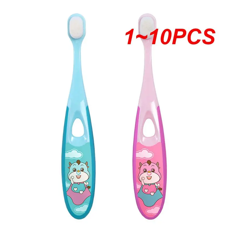 

1~10PCS Ultra-fine Soft Toothbrush Portable Travel Hair Eco Friendly Brush Soft Fiber Toothbrush Oral Hygiene Care Random Color