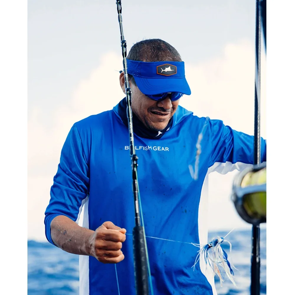 Bill Fish Gear Mens Long Sleeve Fishing Hoodie Camo Shirts Fishing Performance Apparel