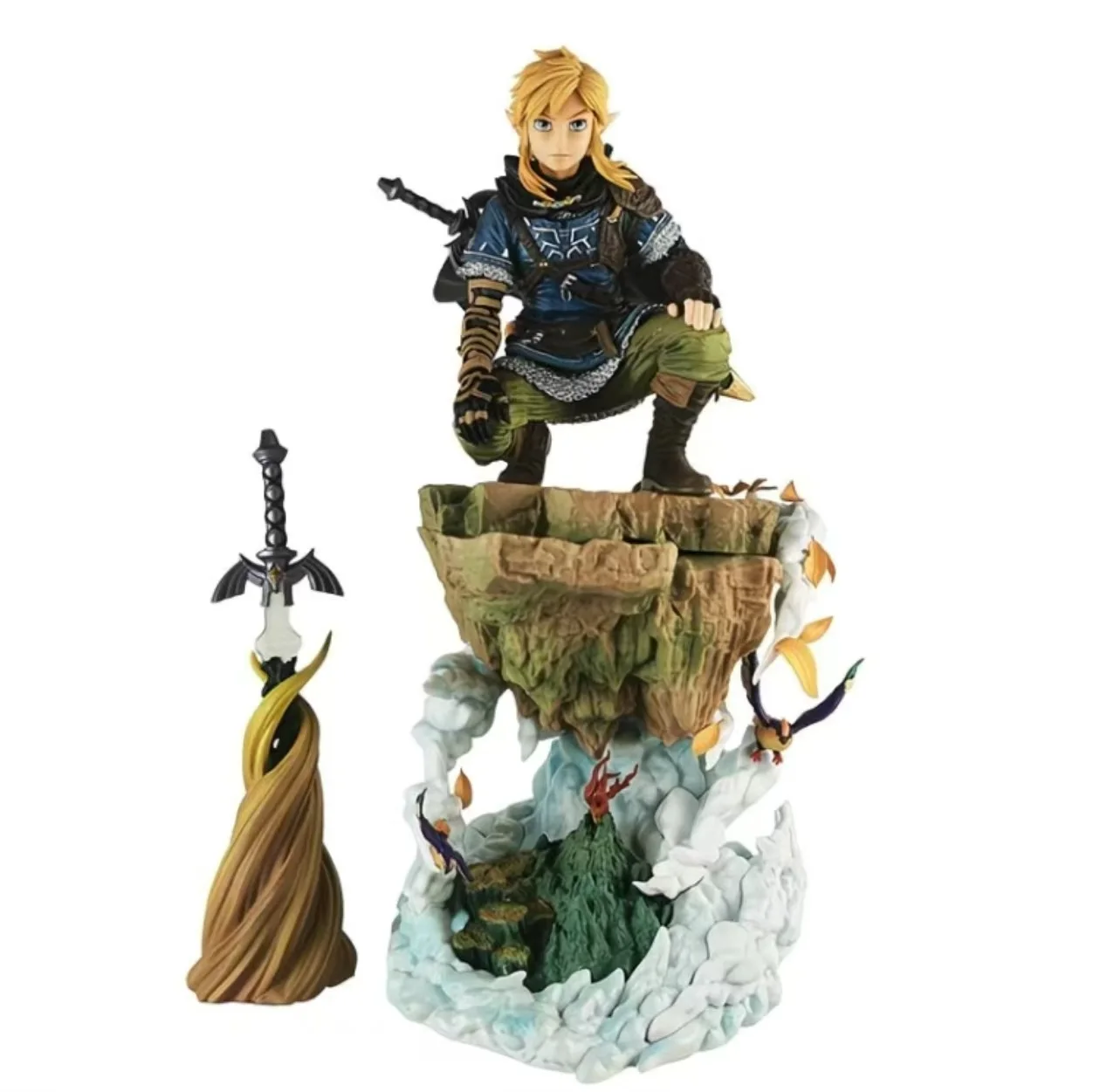 Grande Figurine The Legend Of Zelda – Link 38 Cm PVC – Boîte D'origine Scellée