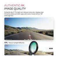 Vantrue E1 Pro 4K Mini DashCam Front STARVIS 2 Plate Pix™ HDR Night Vision Dash Camera for Car 5G WiFi&GPS Support 1TB Max - Image 4