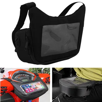 Universal Motorbike Handlebar Bag Waterproof Large Screen Motorcycle phone Storage bag For Vespa Cycling Satchel fanny pack 1