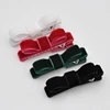 18Pcs/Lot  Handmade Velvet Hair Clips  Velvet Ribbon Bow Hairpins for Toddlers Baby Hair Accessory 2