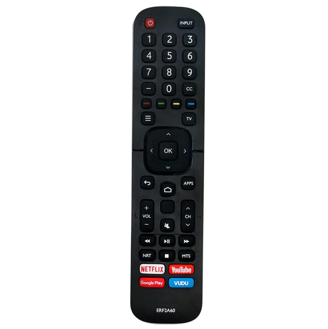 Control remoto ERF2A60 compatible con televisores Hisense Smart 4K 65H9F 55H9F 55H8F 65H8F 50H8F 43H6570F 50H6570F 55H6570F 65H6570 55H9020F 55H9030F 55H9040F 55H9050F 55H9070F...
