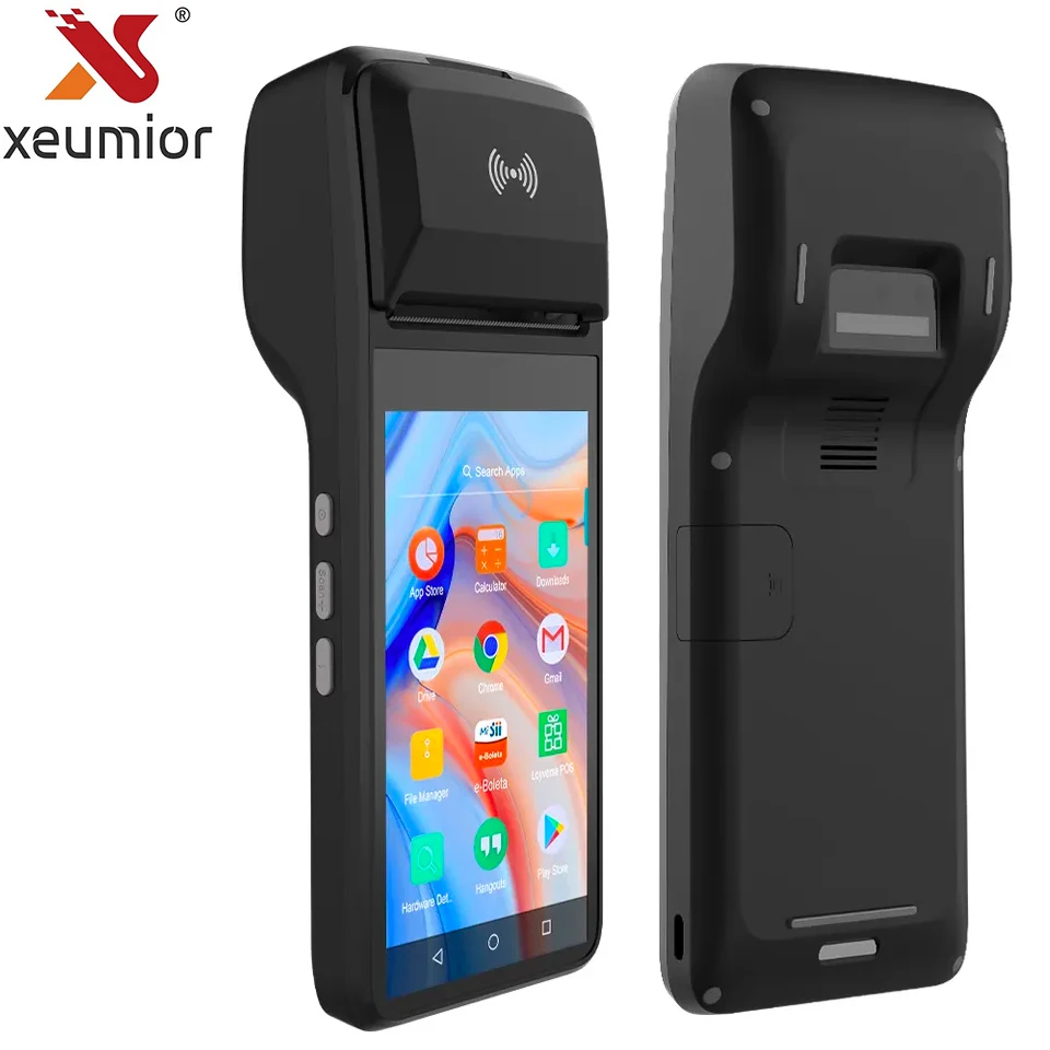 Smart Android Billing Pos Machine Restaurant Ordinando Software Loyverse 4G Tutto In Un Terminale Pos Mobile Con Stampante Nfc