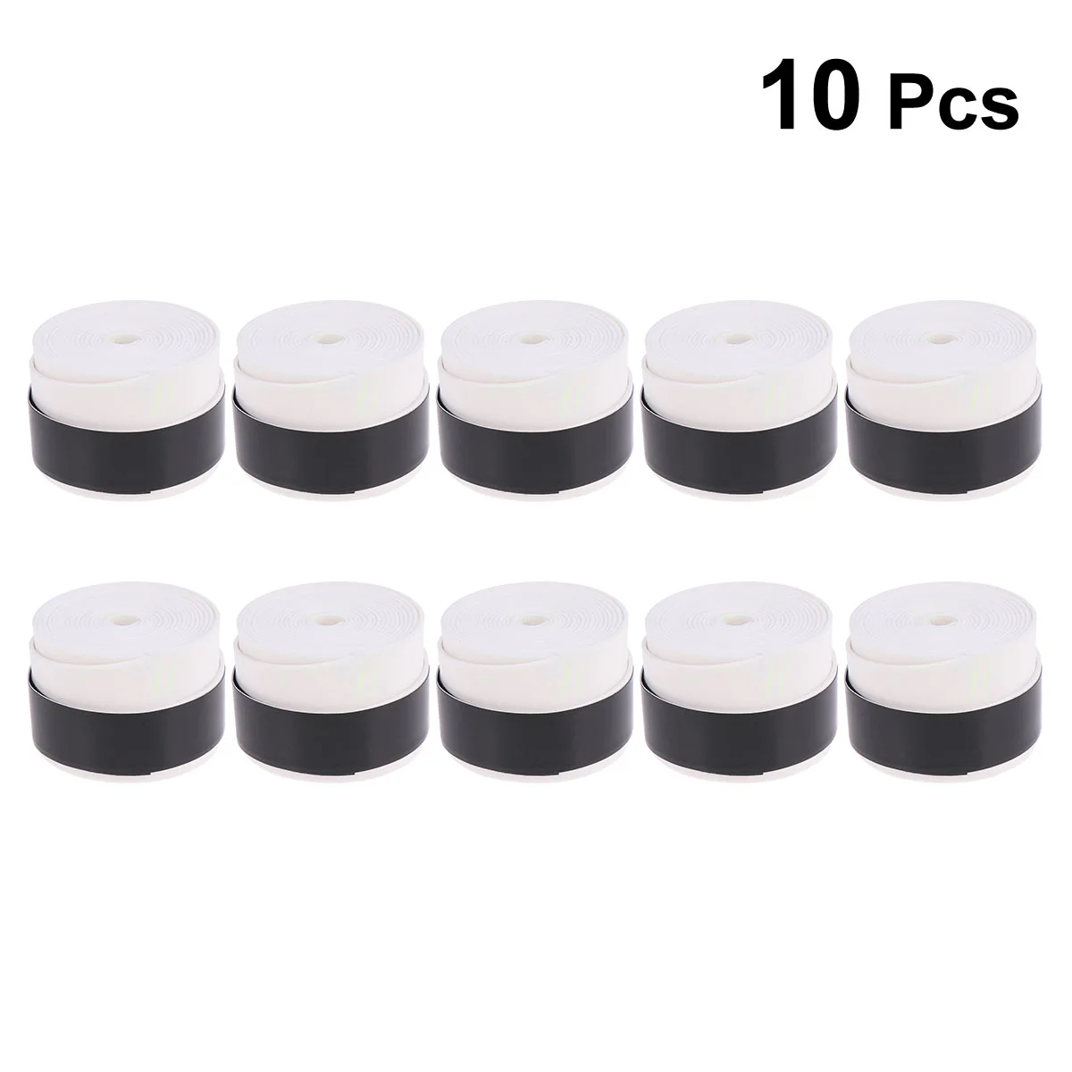 

10pcs Tennis Overgrip Badminton Racket Grip Tape Anti Non Adhesive Racquet Grips for Tennis Badminton Rod ( White )