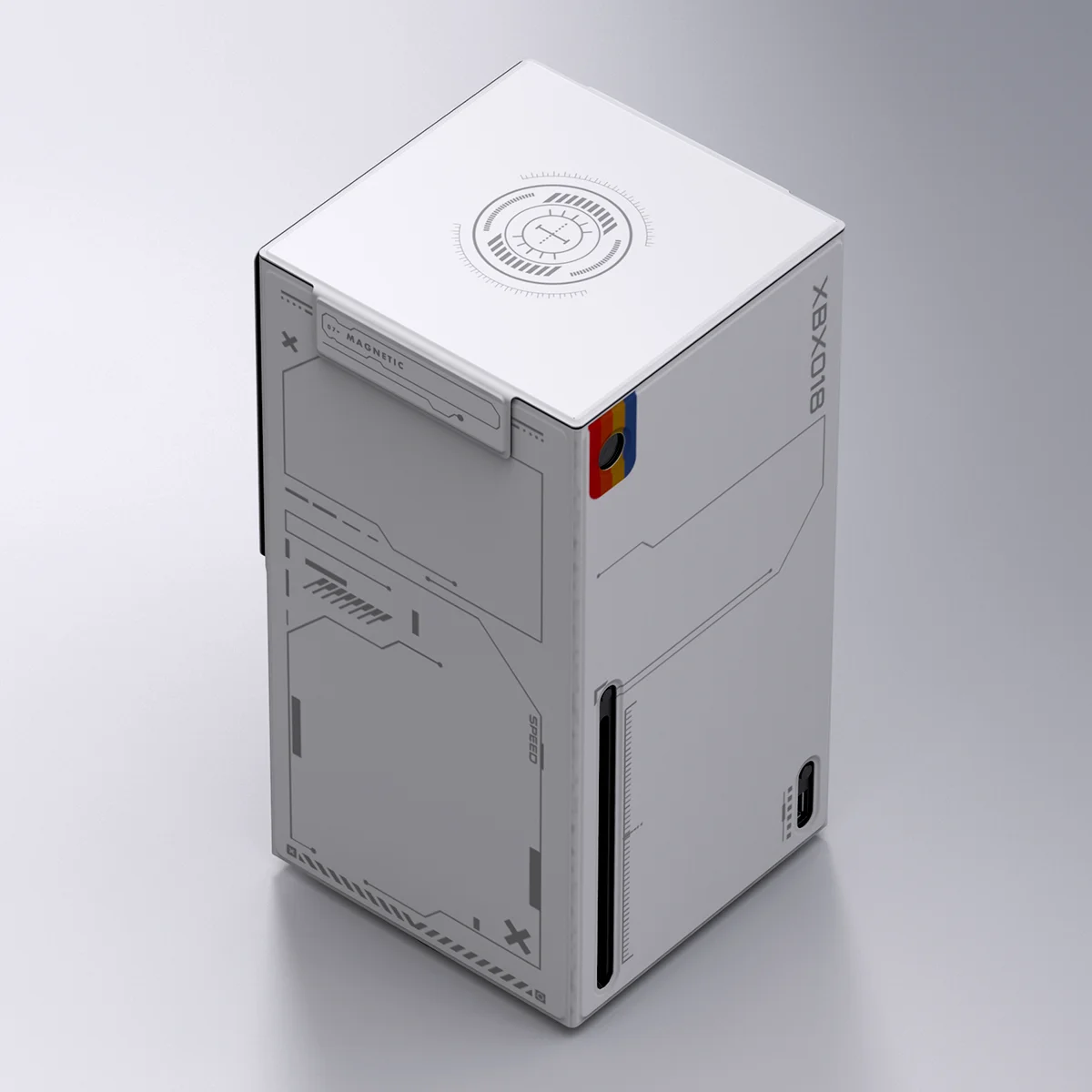 PG-XBX018 For XBOX SeriesX Gaming Console Magnetic Dust Protection Case XSX Host Storage Protection Case