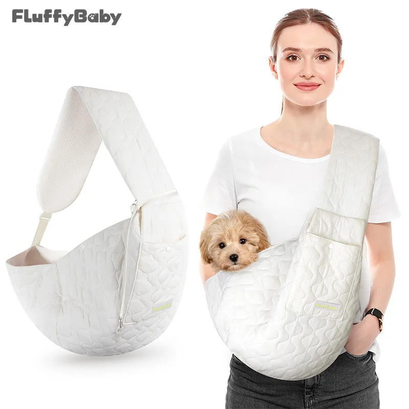 Pet Cat Dog Carrier Backpack Travel Tote Shoulder Bags Mesh Sling Carry Pack Pet Carrying Supplies Crossbody Shoulder Bag