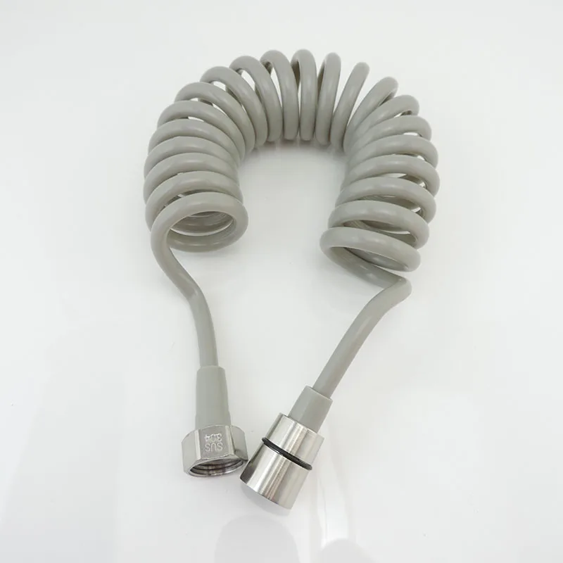 S3282121943c7490381e3ed0e02d5b496a Plastic Water Toilet Bidet Sprayer Flexible Spring Shower head Hose tube Telephone Line soft Hoses bathroom Accessories Mallzona