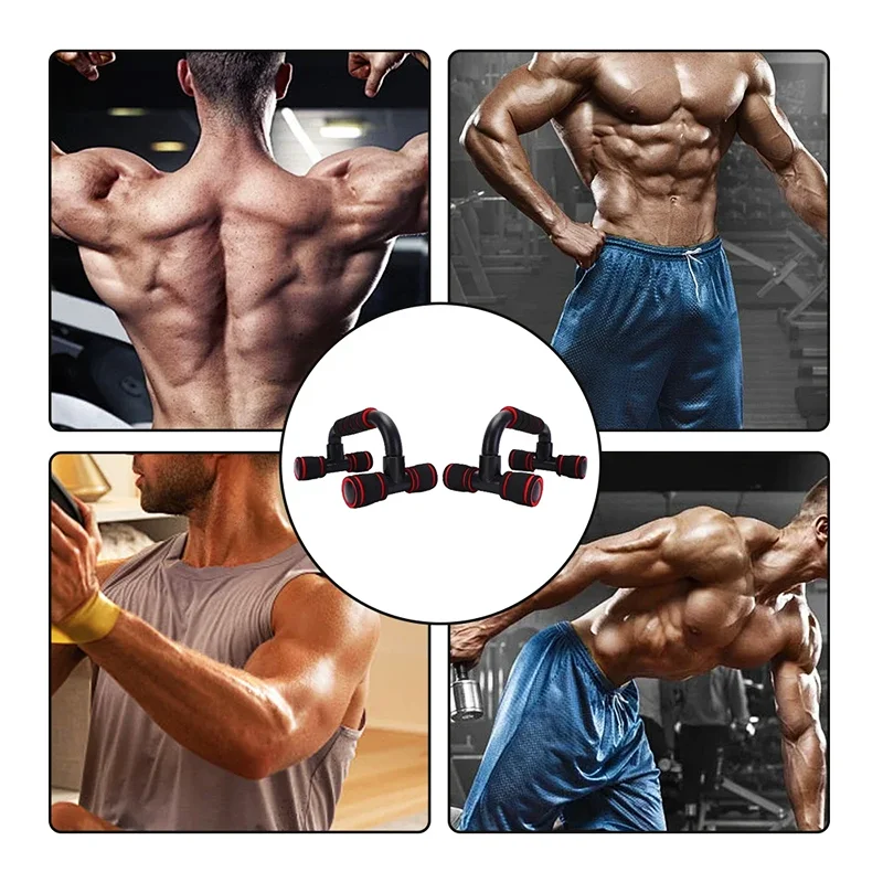 Enhanced Fitness Push-Up Bracket for Strengthening Chest and Abdominal Muscles at Home