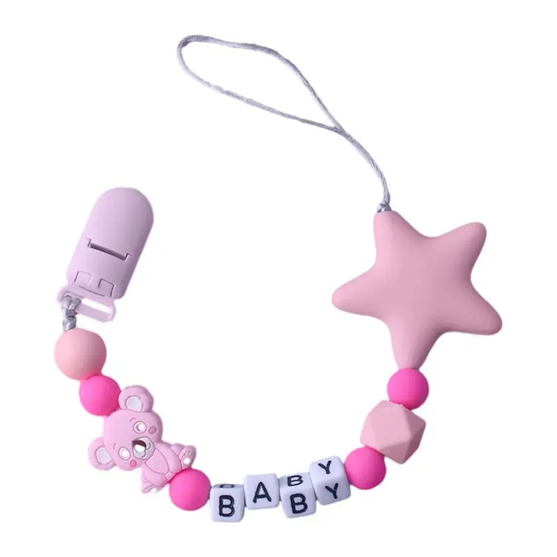 

Поводок для соски-пустышки для новорожденных, незаменимый поводок для путешествий, для новорожденных мальчиков и девочек