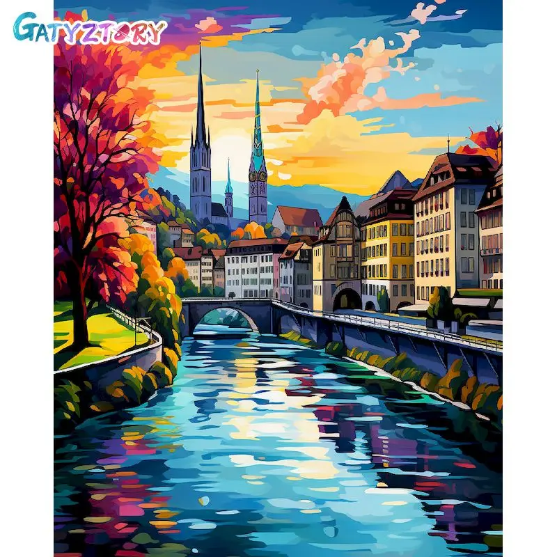 

Картина по номерам на холсте с рамкой, 60x75 см