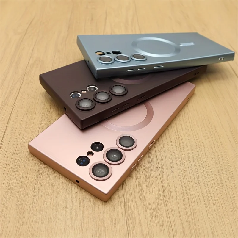 Premium Abrasive Phone Case with Magnetic Wireless Charging