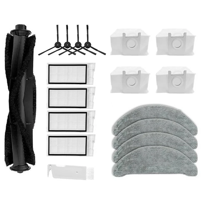 

Запчасти для пылесоса Xiaomi Roidmi Eve Plus, основная боковая щетка, фильтр НЕРА, Швабра, сменные детали