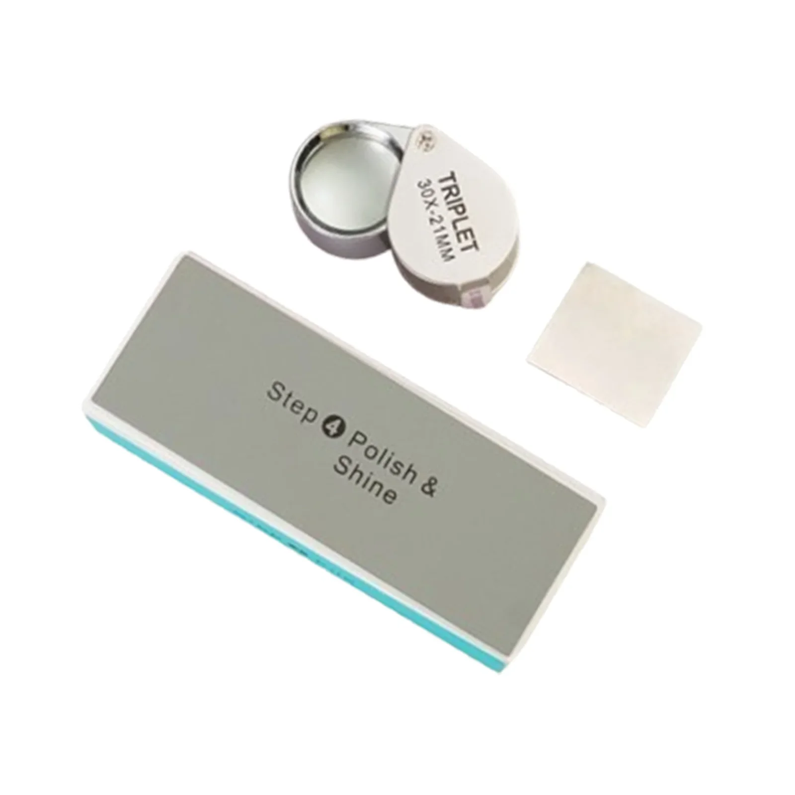 Professional Polishing Plate for Fountain Pen Nib Iridium 4-Side Walnut Sandpaper Strips & Polishing Block Stationery Tools 2