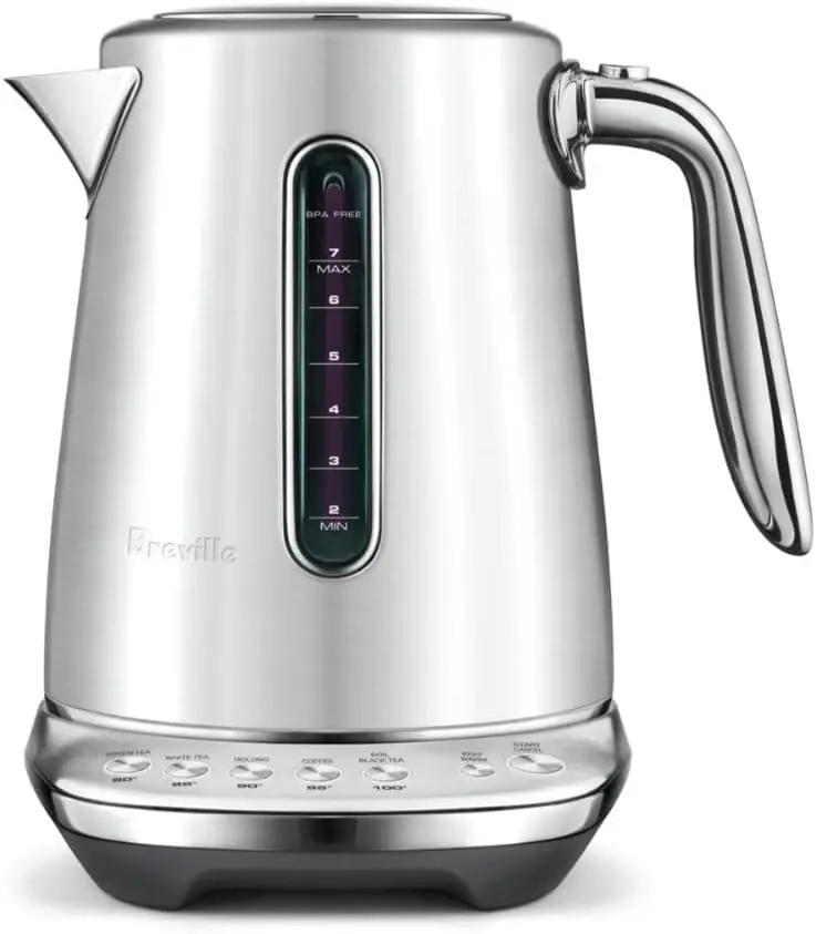 the Smart Kettle™ Luxe Electric Kettle, BKE845BSS, Brushed Stainless Steel