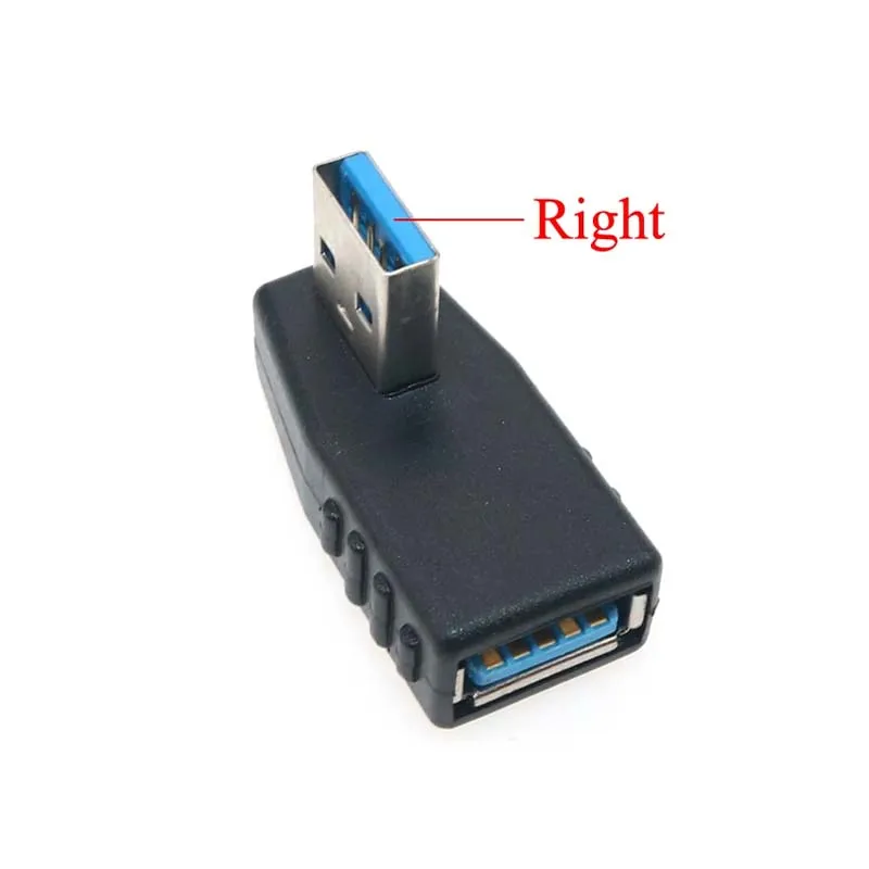 YuXi 90/180 �� ���� ������ �ޱ� USB 3.0 A ��-�� ����� Ŀ����, ��Ʈ�� PC ��ǻ�� ����� �÷��׿�, 1PC