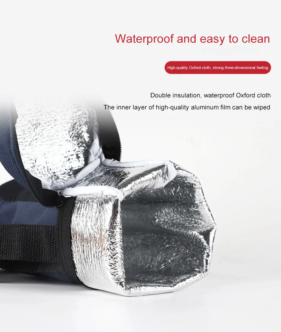 Description Picture 4 of itemOutdoor Camping Water Bottle Cooler Bag Universal Water Bottle Bag Large Capacity Thermal Insulation Bag Camping Accessories