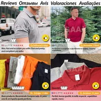 GAAJ 100% coton Polo hommes chemises à manches courtes été créateur de mode marque vêtements hommes Tennis Golf porter des polos T-shirts 5
