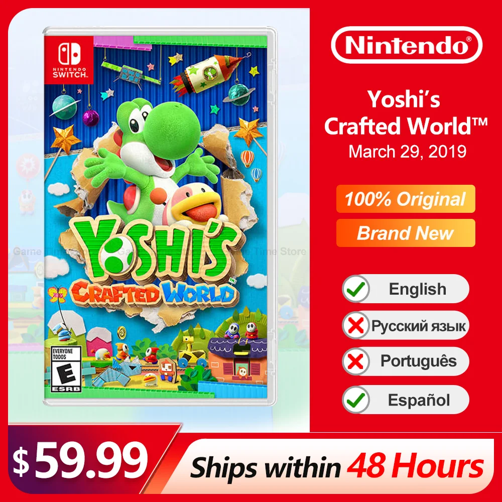 Yoshi'S Crafted World Nintendo Switch Offerte Di Gioco 100% Scheda Di Gioco Fisica Originale Ufficiale Per Switch Oled Lite Console Di Gioco